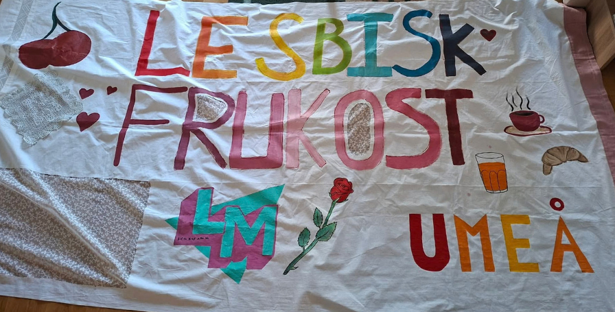 Vår banderoll!